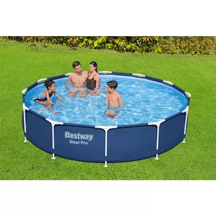 Каркасный бассейн Bestway 56681 BW, Steel Pro 366х76см, 6473л, фильтр-насос фото 4